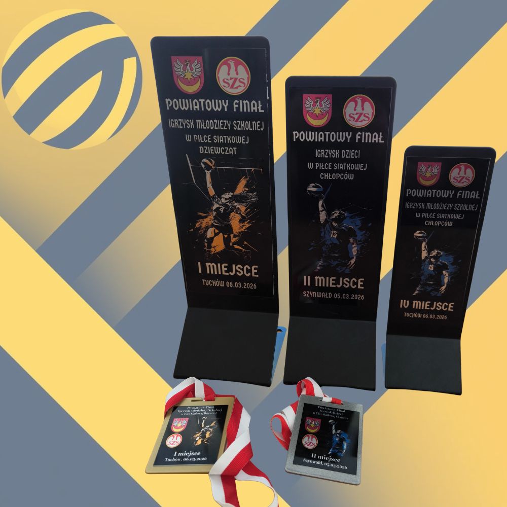 Siatkarski triumf naszej szkoły: Dziewczęta mistrzyniami powiatu!