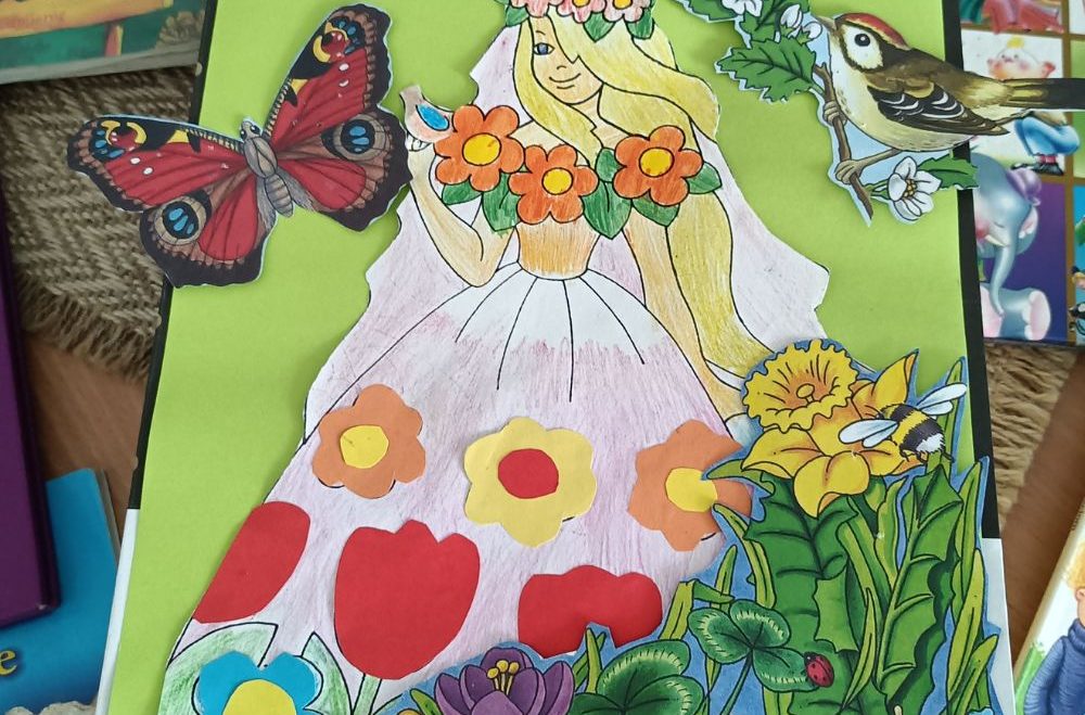 Wiosna w bibliotece szkolnej