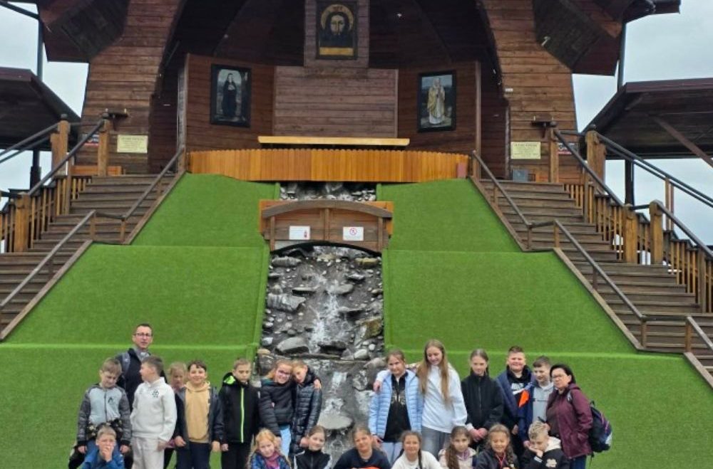 Trzecioklasiści w Starym Sączu