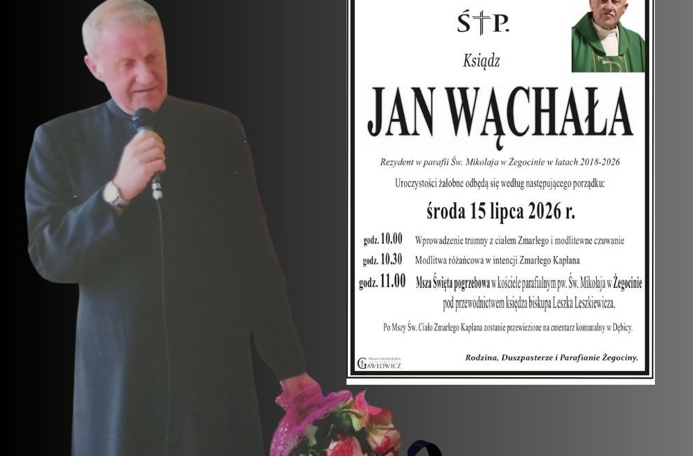 Pożegnanie śp. ks. Jana Wąchały, wieloletniego katechety naszej szkoły