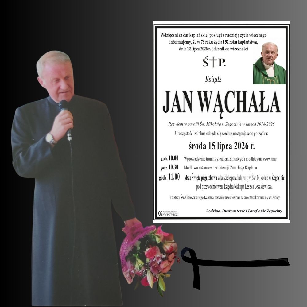 Pożegnanie śp. ks. Jana Wąchały, wieloletniego katechety naszej szkoły