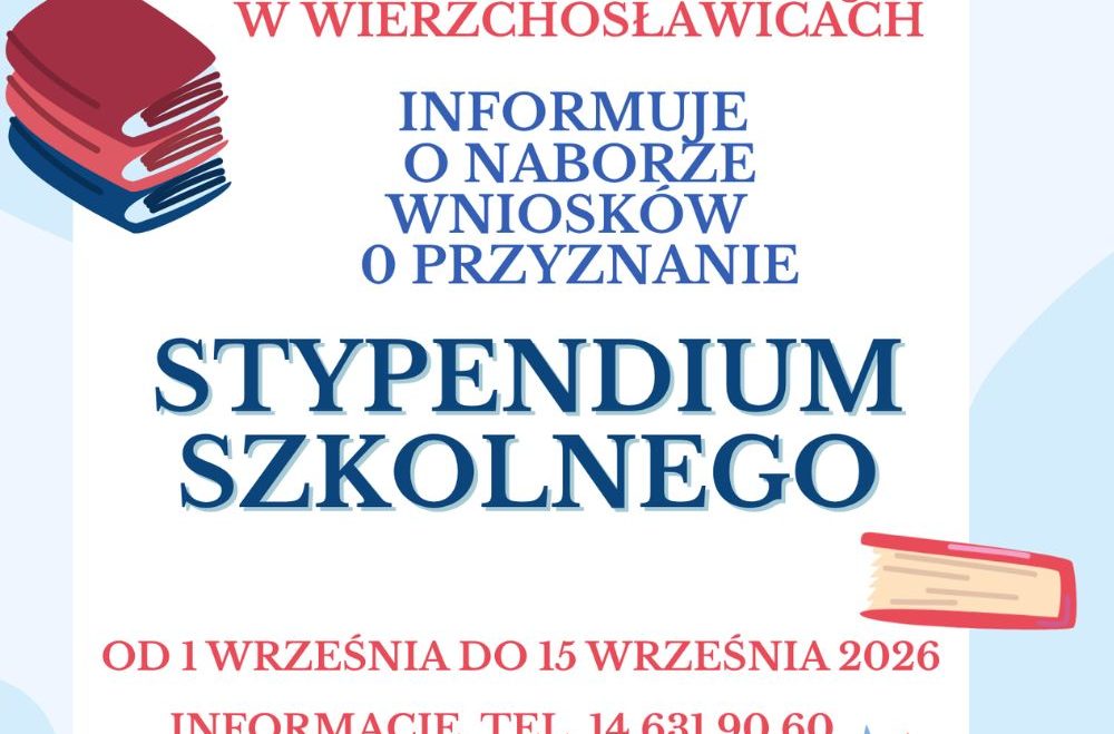 INFORMACJA o przyjmowaniu wniosków o udzielenie pomocy materialnej